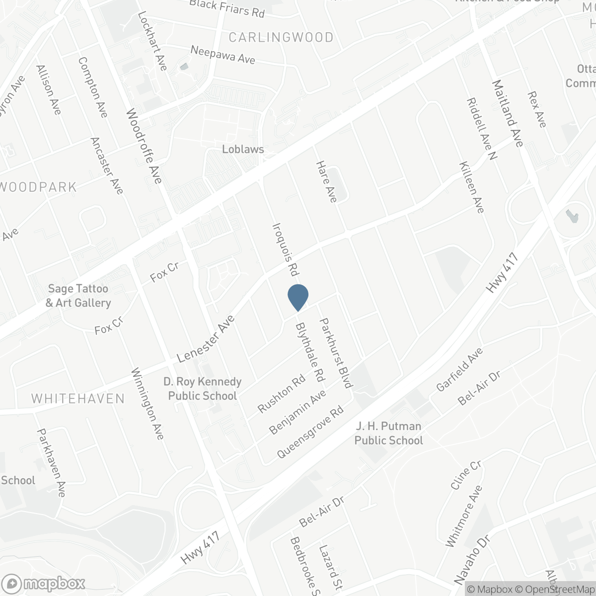 916 IROQUOIS ROAD, Ottawa, Ontario K2A 3N5